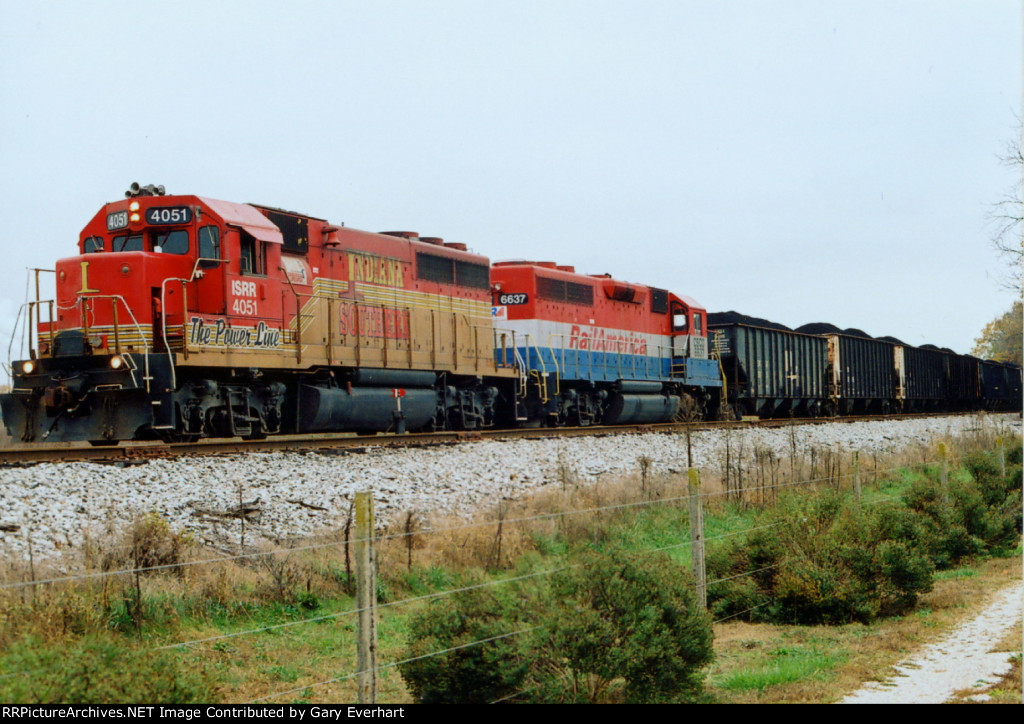  ISRR GP40 #4051 - Indiana Southern RR